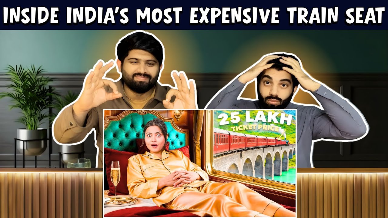 Pakistani Raection On Inside India’s Most Expensive Train Seats 😳 🔥
