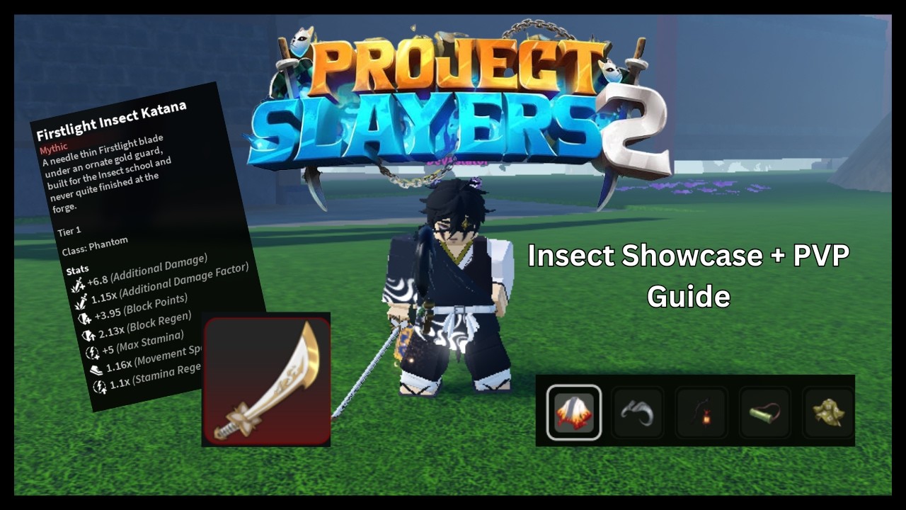 Project Slayers 2 Insect Breathing In depth showcase and PVP Build