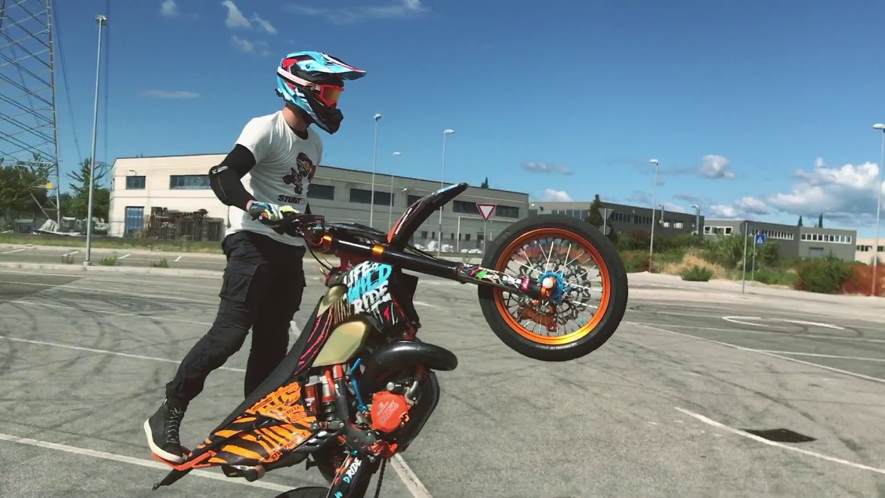 STUNTHEART | KTM stunt supermoto training #6 | HD