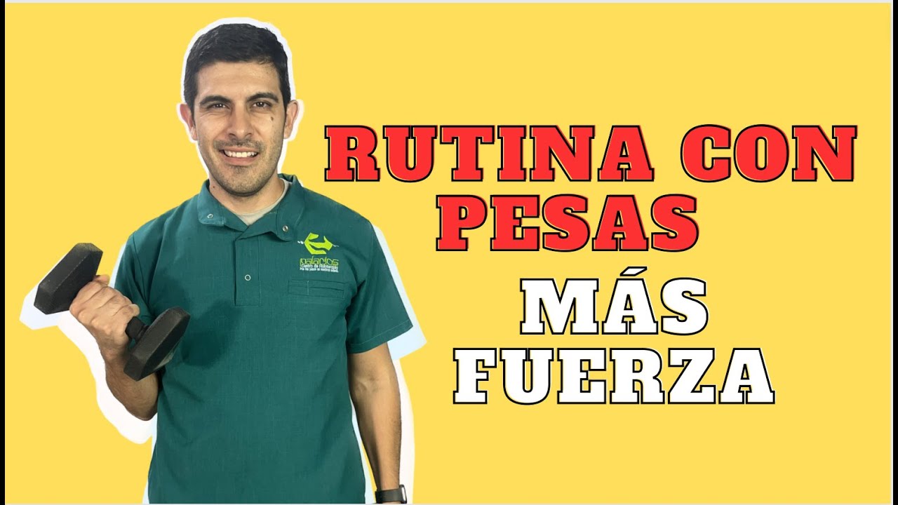 Rutina con pesas para tener mas fuerza en todo tu cuerpo
