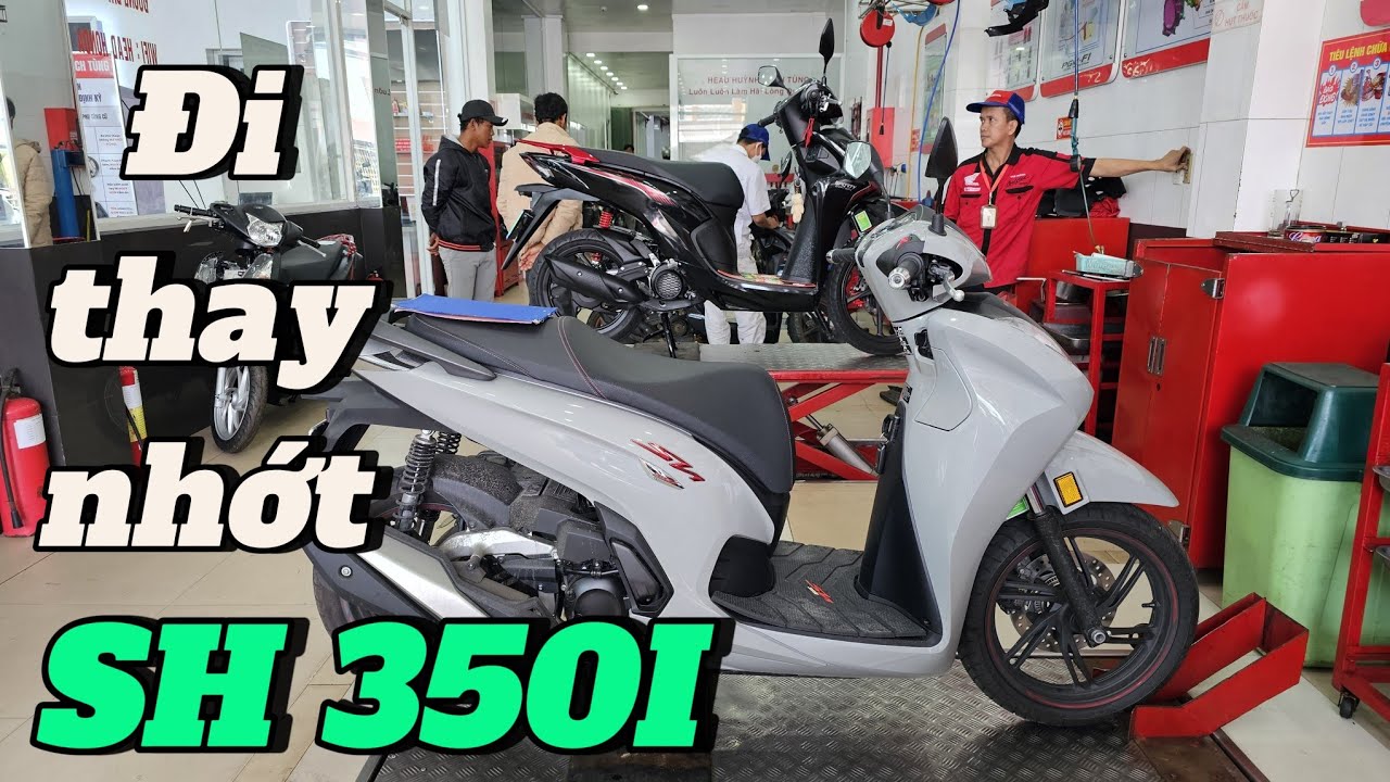 Cận cảnh Honda SH 350i đi thay nhớt lần 2 tại head Huỳnh Bạch Tùng. Khải Phạm #sh350i #sh350 #sh