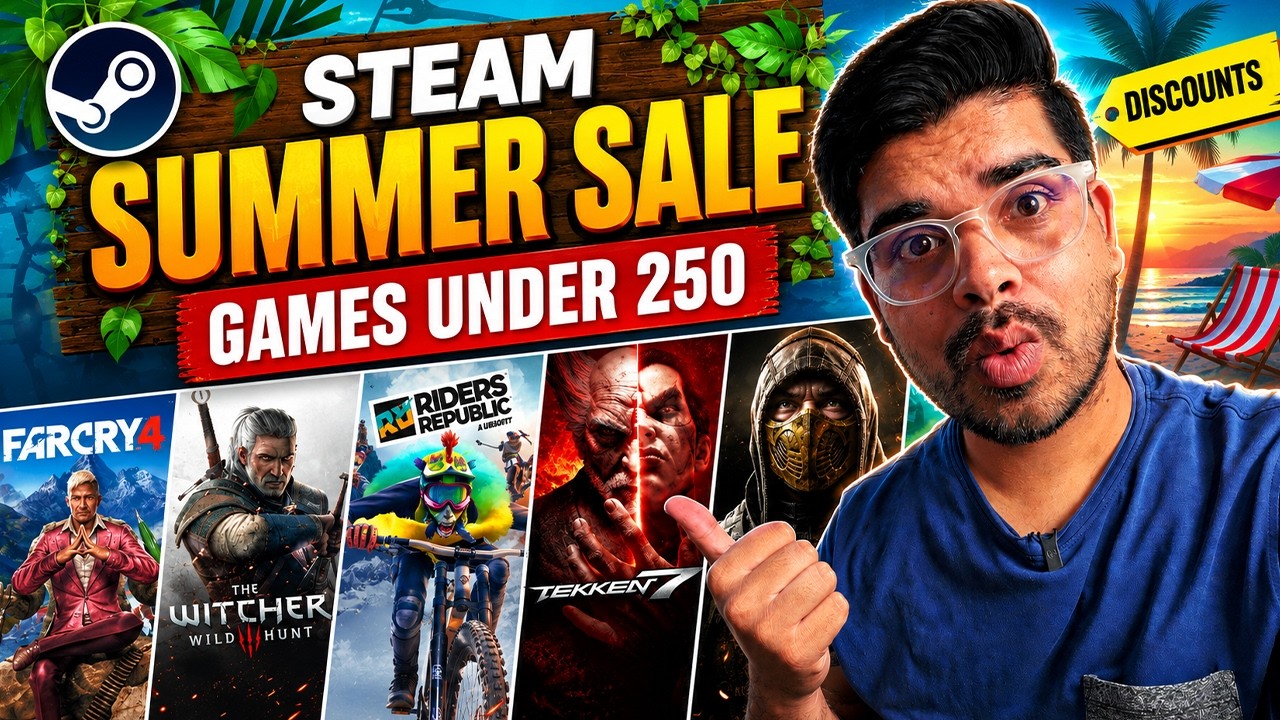 Steam Summer Sale: BEST Games Under ₹250