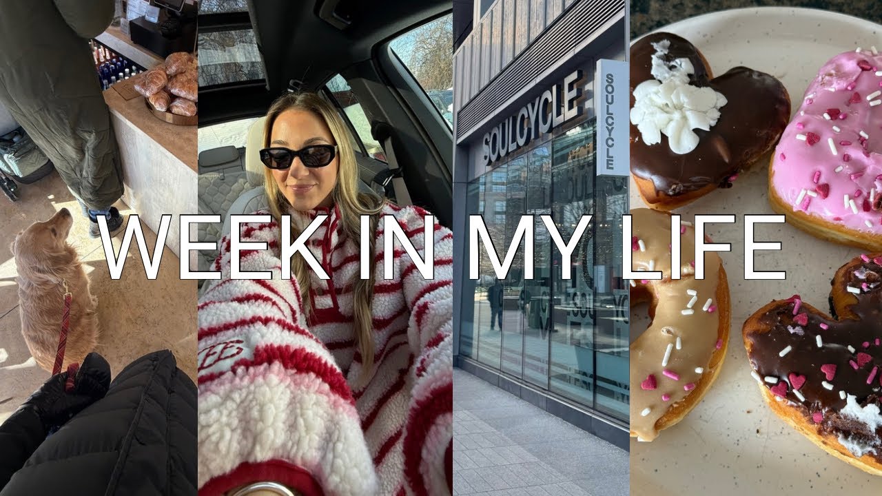 VLOG: back at soulcycle ! heated rivalry, LDR thoughts, Brody therapy training, etc.