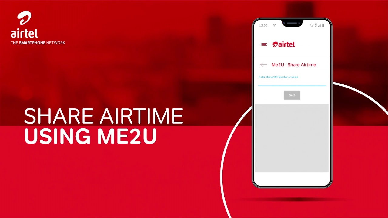My Airtel App -Share airtime