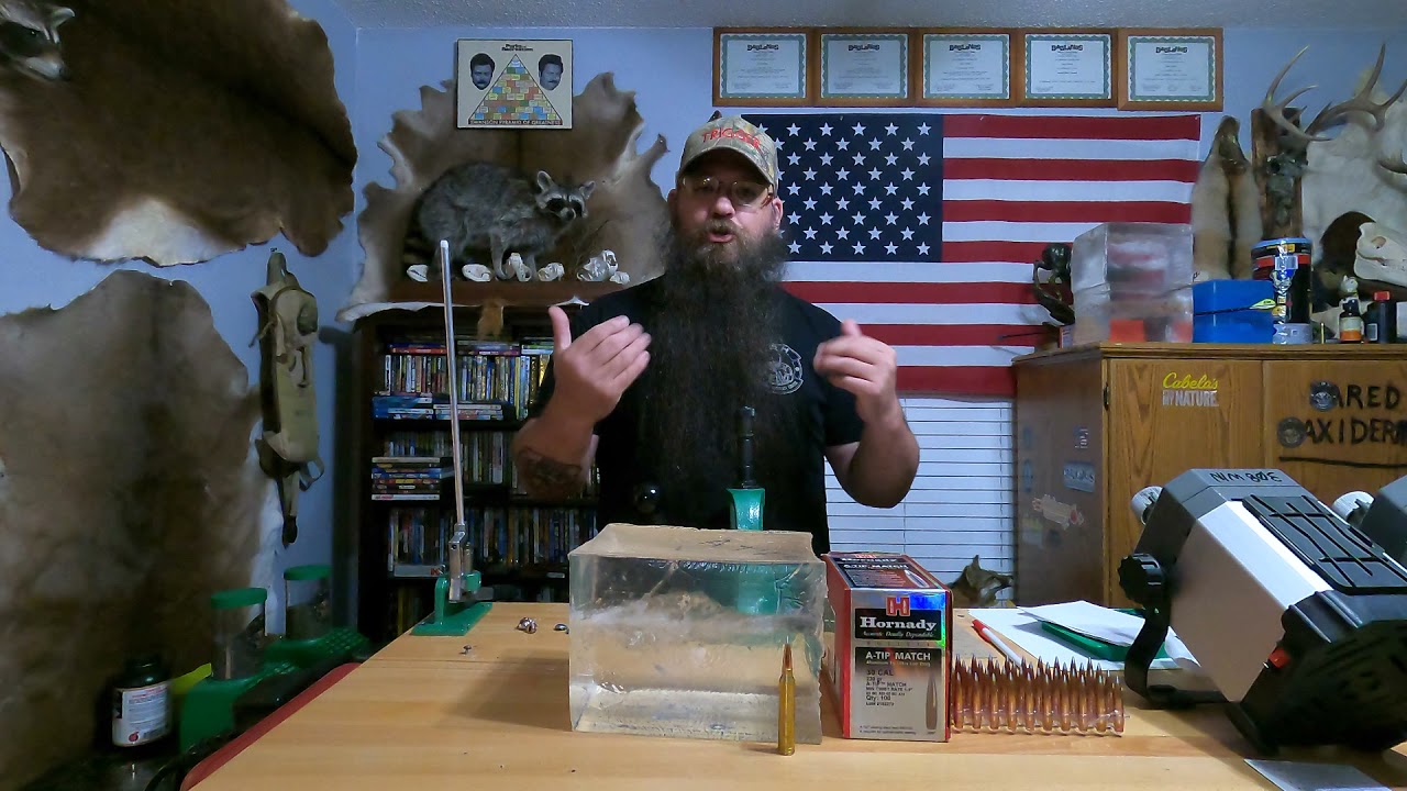 Ballistics gel hunting vs match bullets episode 2 Hornady A Tips