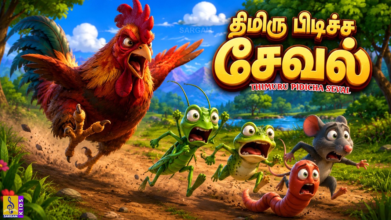 திமிரு பிடிச்ச சேவல் 🐓 | Thimuru Pidicha Seval | Tamil Kids Cartoon Story | Funny Animal Moral Story