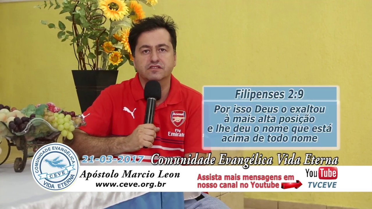 TV CEVE Alimento Di&aacute;rio com Ap&oacute;stolo M&aacute;rcio Leon 21-03-2017