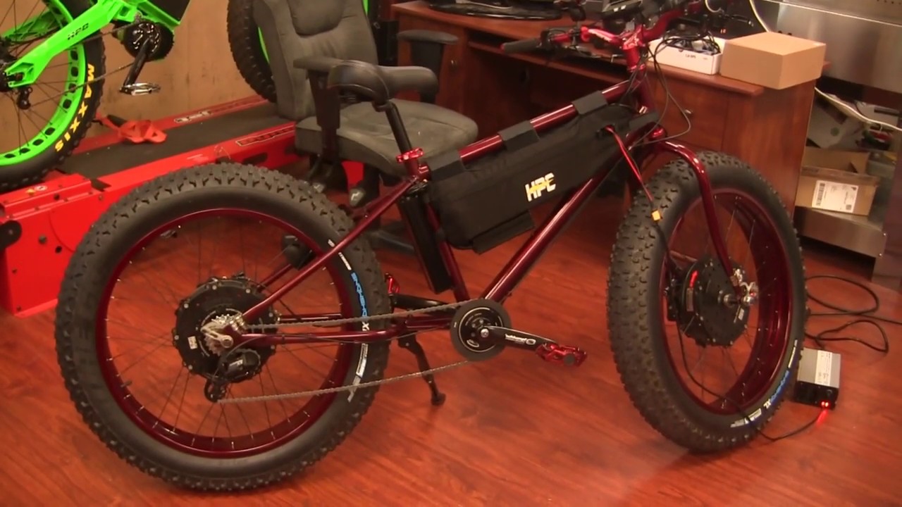RED KRAKEN 12,000w FAT BIKE DUAL MOTOR 55+mph