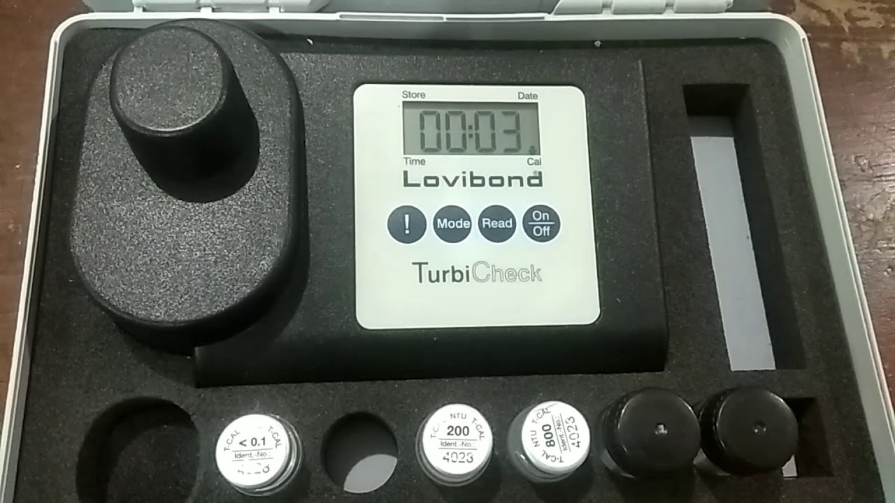 Cara menggunakan turbidity meter/ turbidimeter