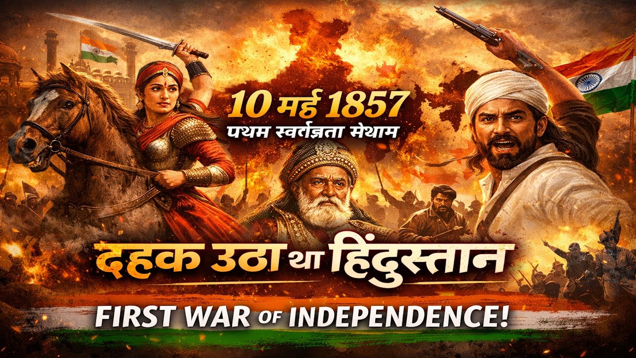 10 May 1857 Song | First War of Independence 🇮🇳 | Dahak Utha Tha Hindustan | Patriotic Song