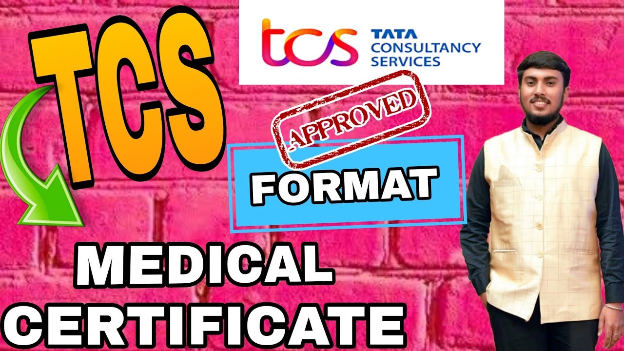 TCS Onboarding : Medical Certificate Format, How to make Medical Certificate for TCS joining