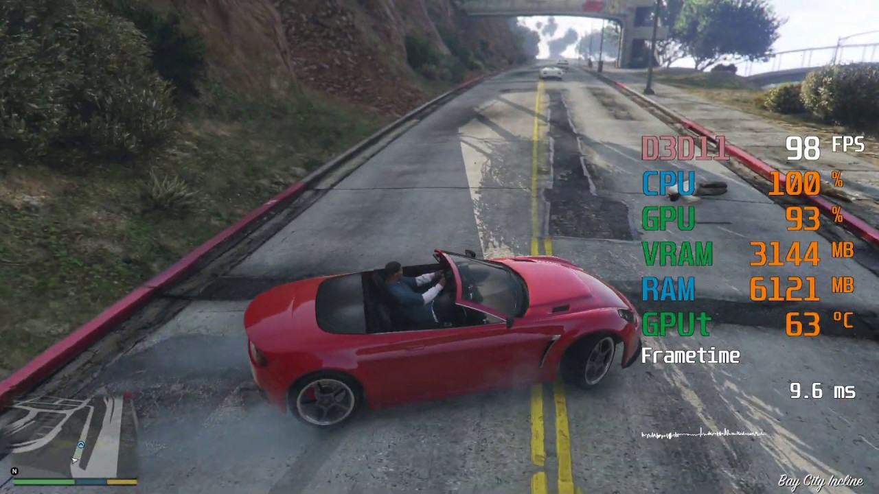 GeForce RTX 2060 -- Intel Core i3-9100F -- Grand Theft Auto V GTA V FPS Test