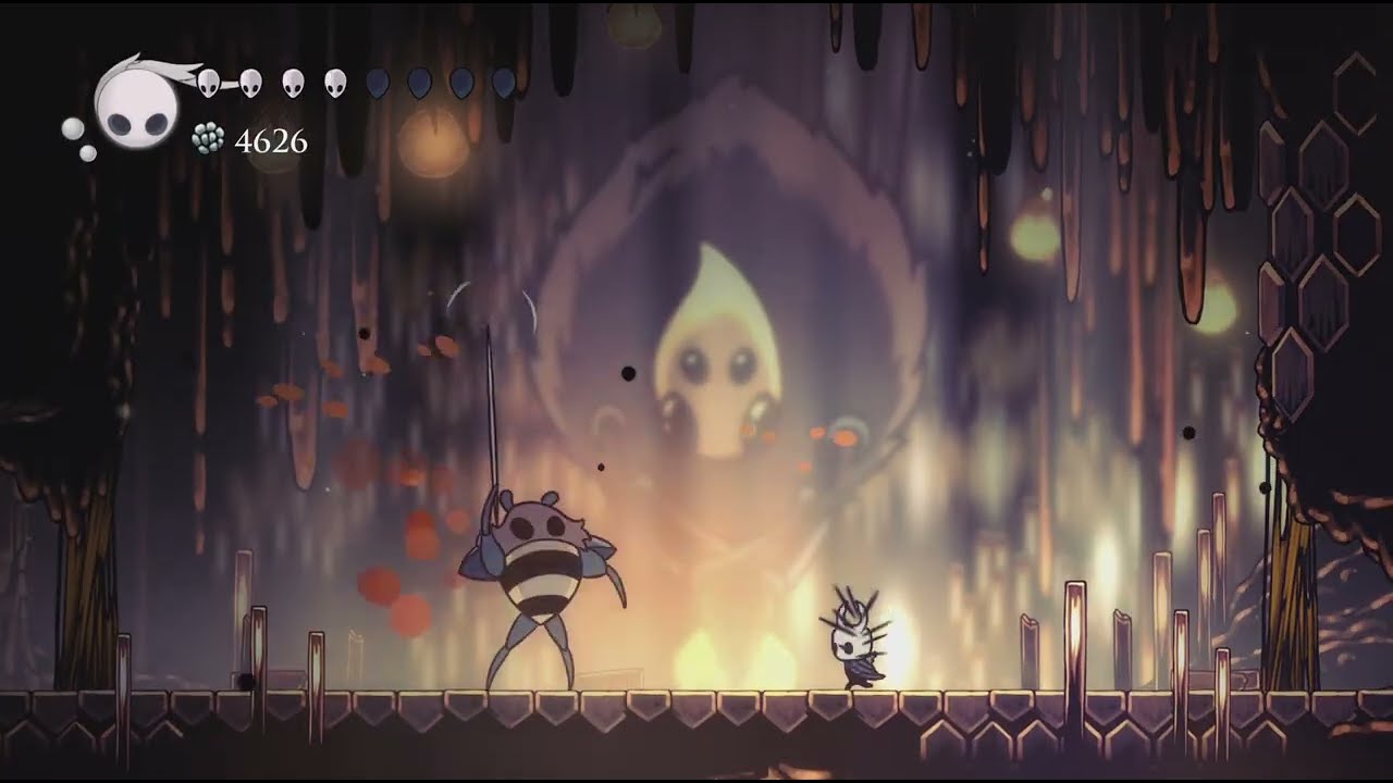 Hollow Knight hive knight boss fight