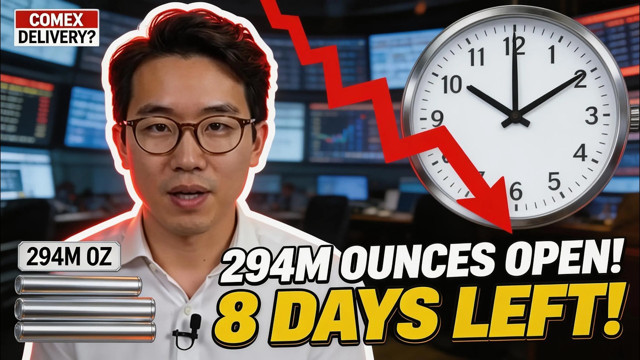 294 Million Ounces Still Open… 8 Days Left: COMEX Delivery Stress Test?