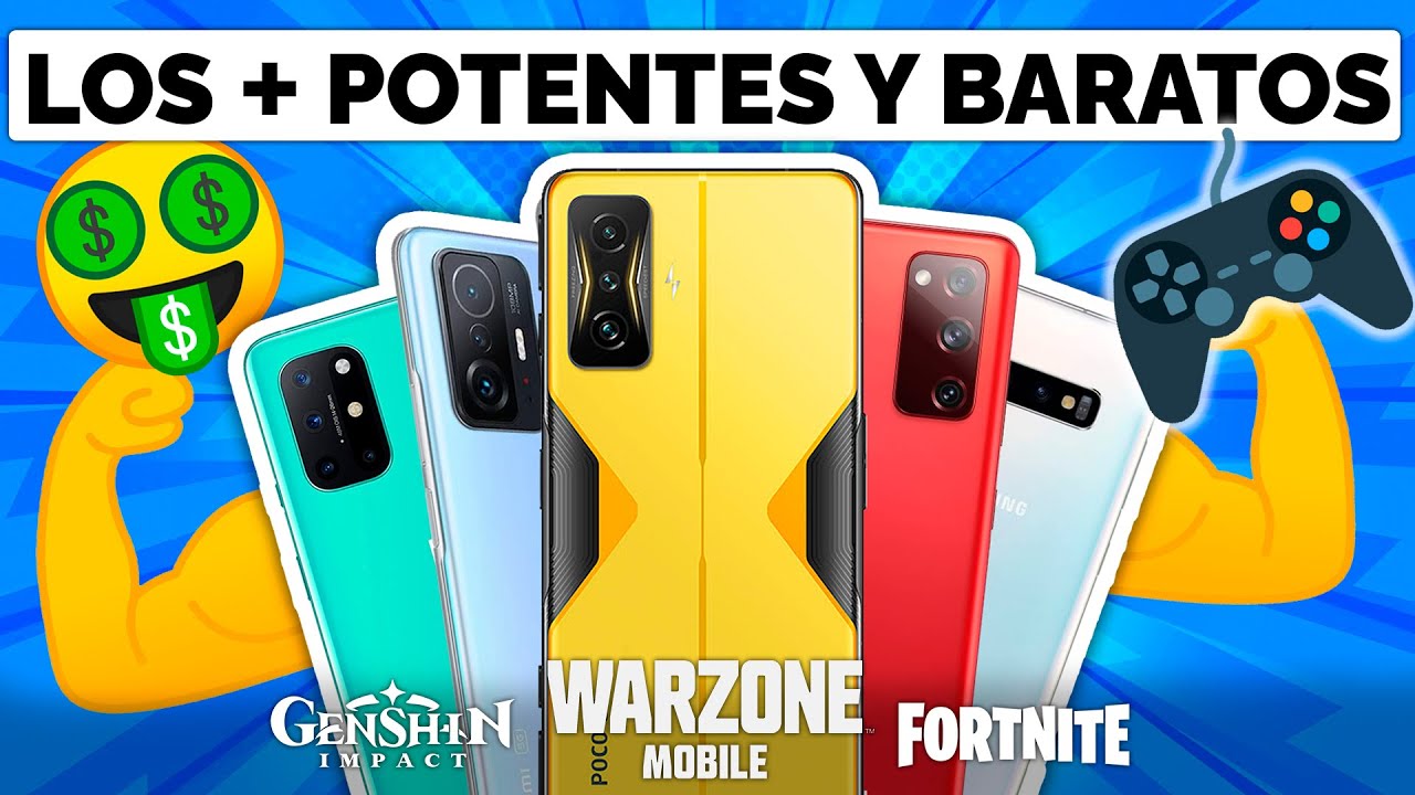 Los 15 Celulares MÁS POTENTES y BARATOS! - Top Celulares para Jugar - Celulares Gamer