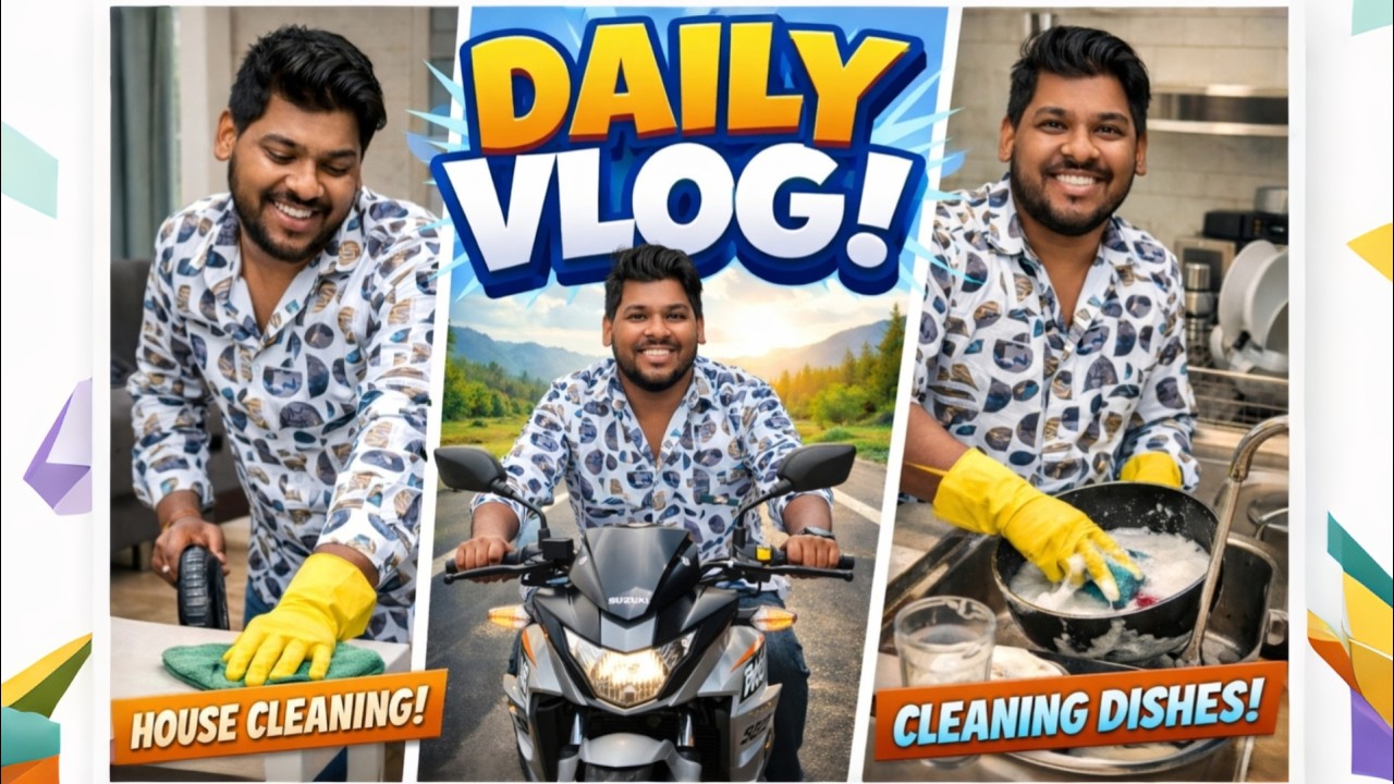 Subah Se Shaam Tak 😍 Cleaning, Bike Ride & Real Life Vibes | Daily Vlog 0127 @BAB-THE-BLOGGR