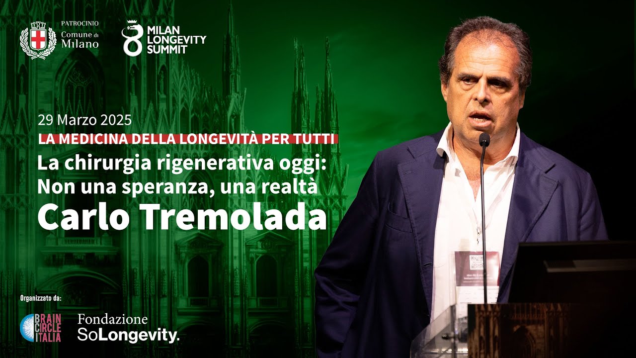 La chirurgia rigenerativa oggi: Non una speranza, una realtà - Milan Longevity Summit 2025