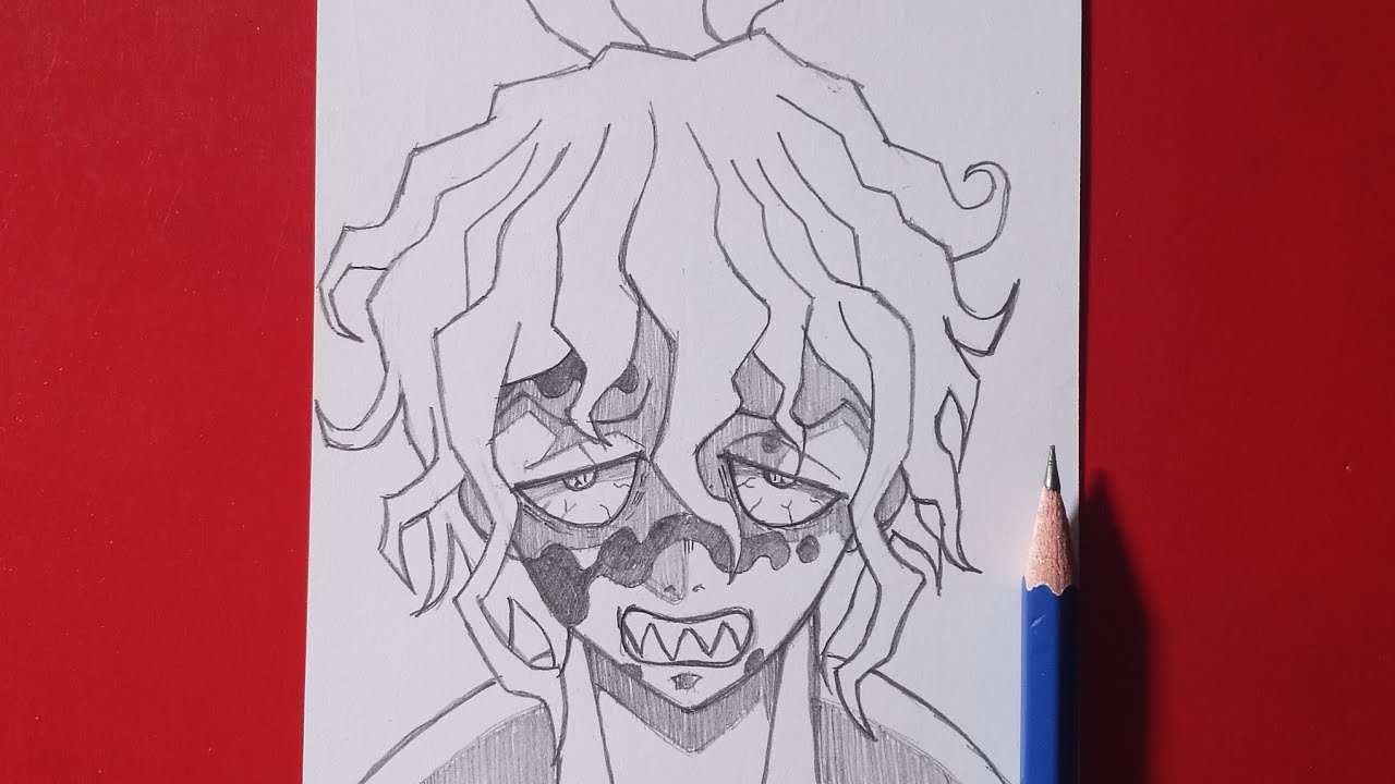 Easy to draw | How to draw Gyutaro step-by-step | Demon Slayer