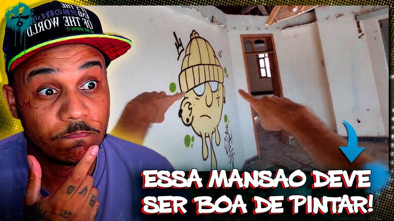 FAZENDO GRAFFITI NUMA MANSÃO ABANDONADA!