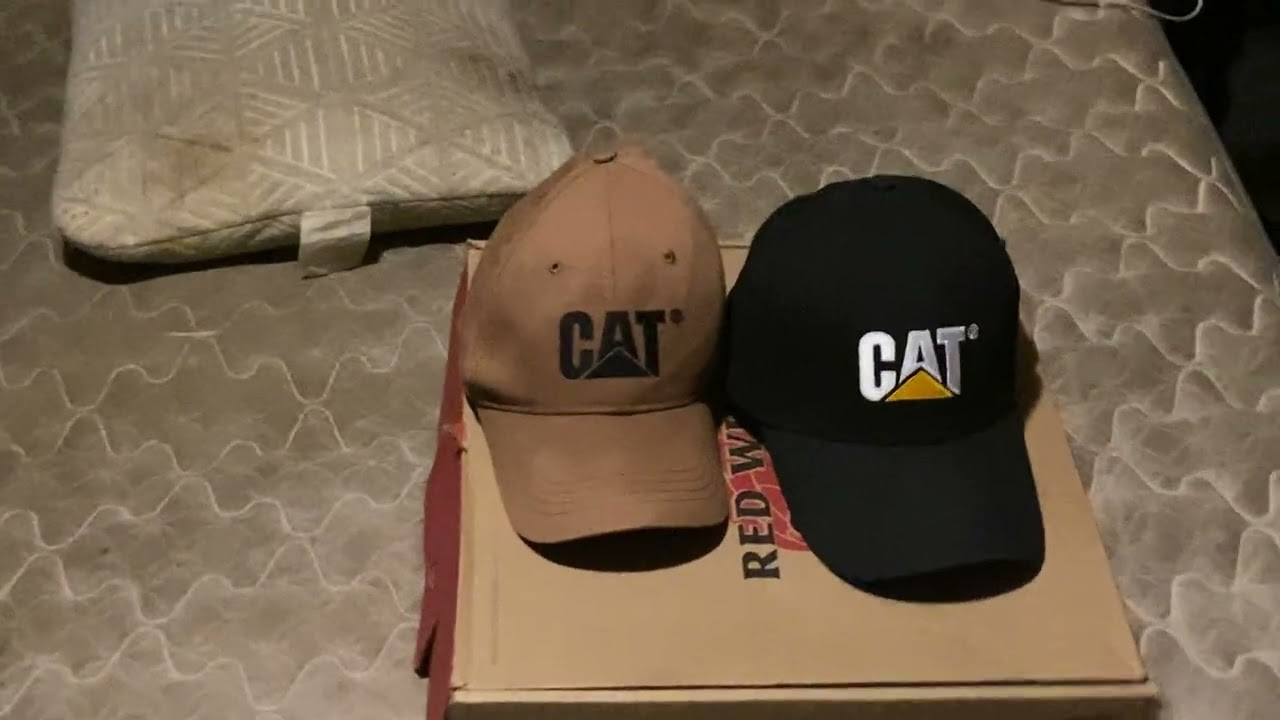 Baseball cap review: SRI LLC CAT workwear hats.