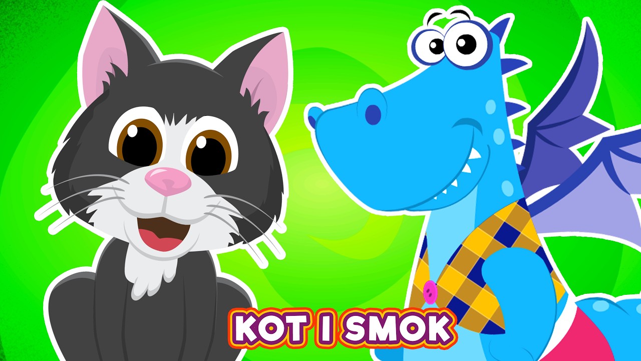 SUPER PIOSENKI DLA DZIECI - KOT I SMOK - Śpiewające Brzdące