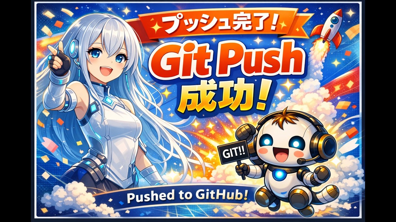 GitHub Push プッシュ成功