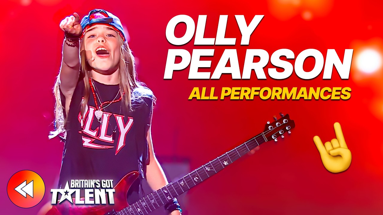ALL Performances From The ULTIMATE Rock N' Roll Kid - Olly Pearson! 🎸 | BGT 2025