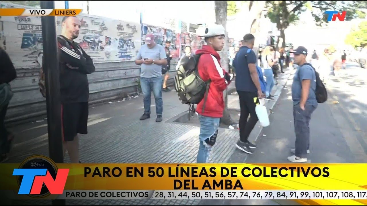 PARO DE COLECTIVOS: Más de 50 líneas realizan una sorpresiva medida de fuerza por falta de pagos