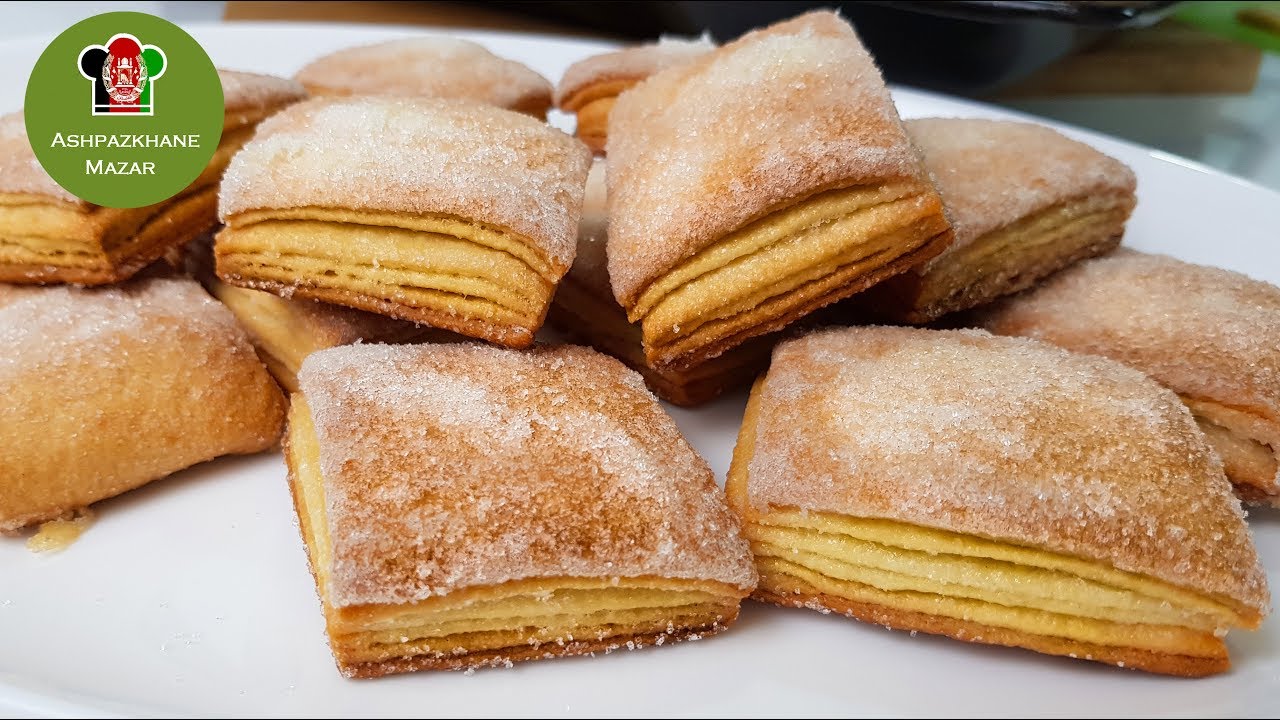 Sugar Layered Cookies | کلچه شکری