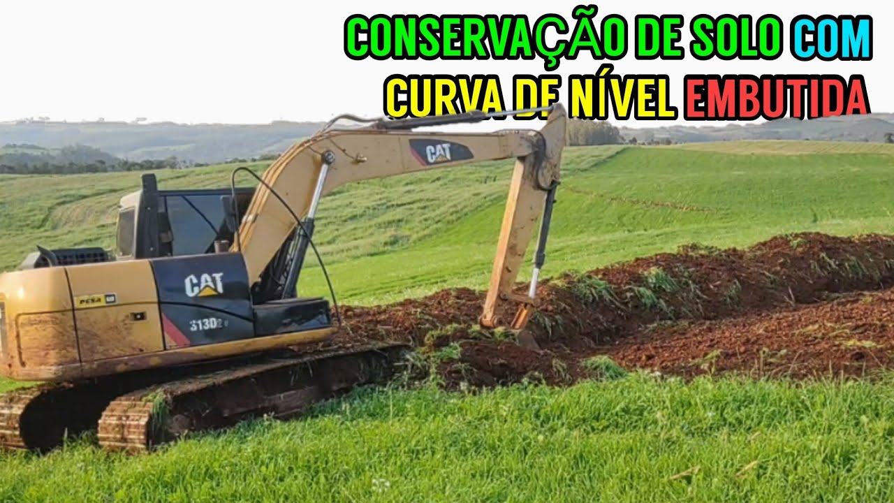 Você sabe como são feitas as CURVAS DE NÍVEL embutidas?