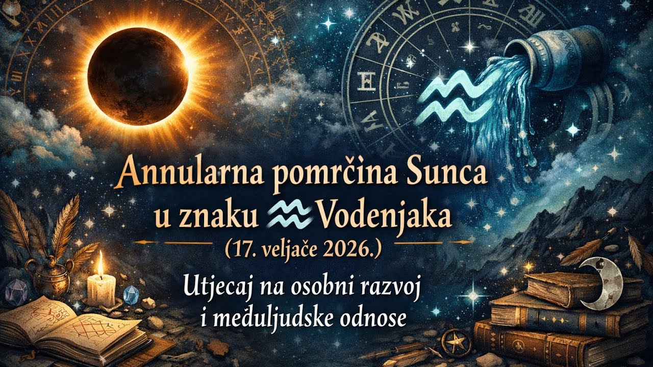 ~Anularna pomrčina🌞u znaku•♒️• {17. februar/veljača}~Utjecaj na osobni razvoj i međuljudske odnose⁉️