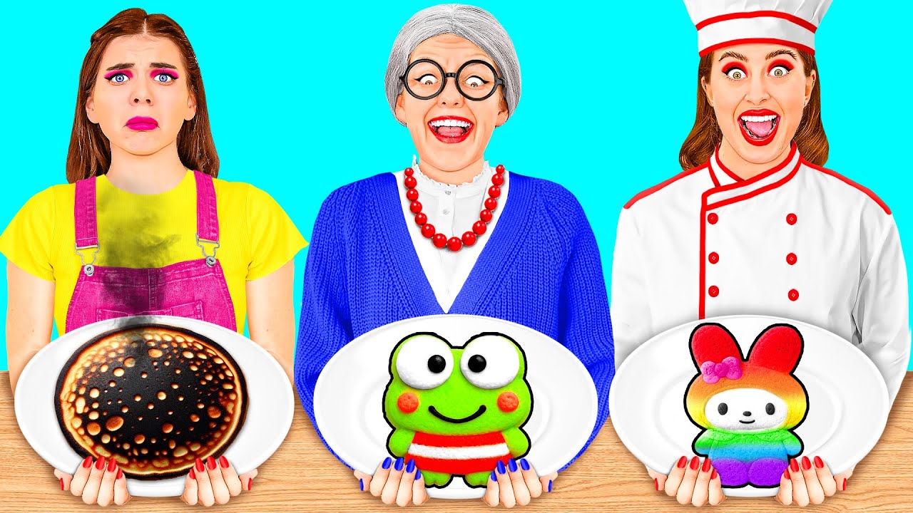 Кулинарный Челлендж: Я против Бабушки | Эпичная Битва с Едой от Crazy DO