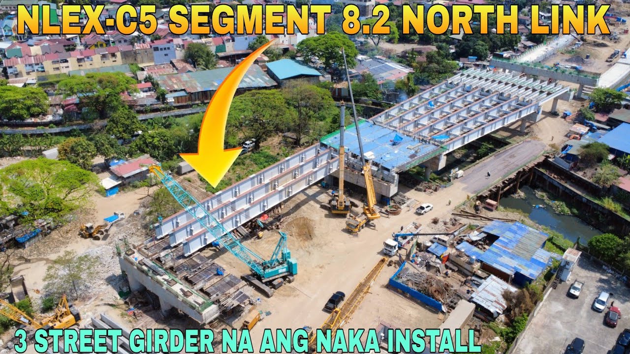 3 STREET GIRDER NA ANG NAKA INSTALL/NLEX-C5 SEGMENT 8.2 NORTH LINK PROJECT BRGY TALIPAPA QC UPDATE 
