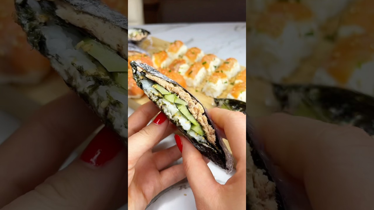 3 ASTUCES SUSHIS EXPRESS #sushi #sushimaison #recettesimple #recettesimple #recetterapide #easysushi