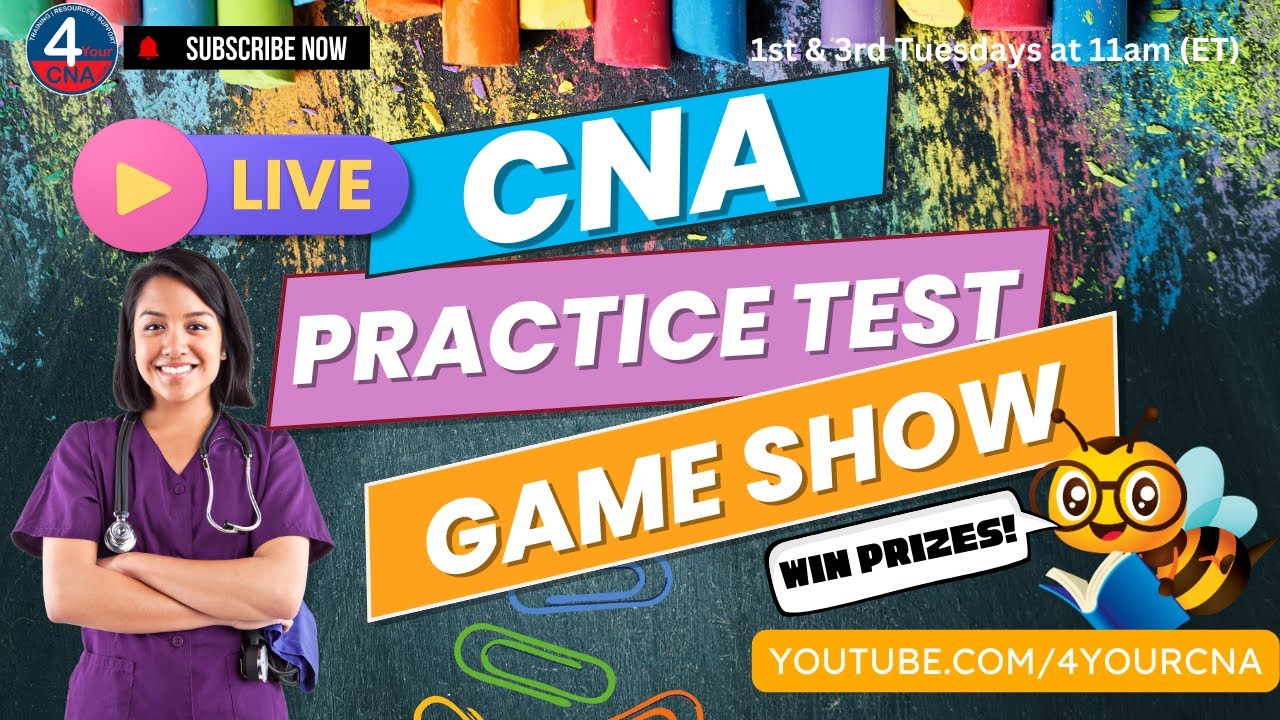CNA Practice Test Game Show: Psycho-Social Care of Residents | Test Your CNA Exam Skills!