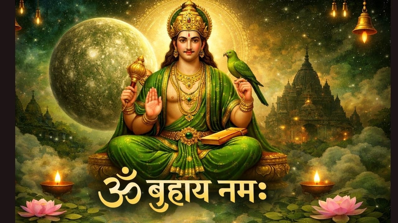 10 Min Nonstop Budh Dev Mantra | Om Budhaya Namah | Wednesday Devotional Bhajan