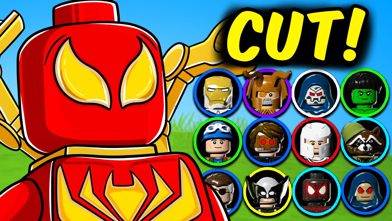 50 USUNIĘTYCH postaci z LEGO Marvel Superheroes!