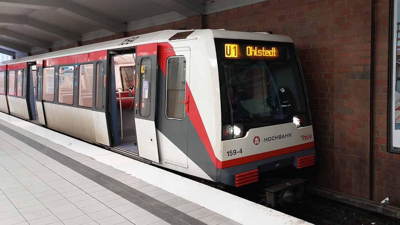 Mitfahrt in der U1 Hamburg von Norderstedt Mitte bis Ohlsedt in der DT4 mit JimmyU8
