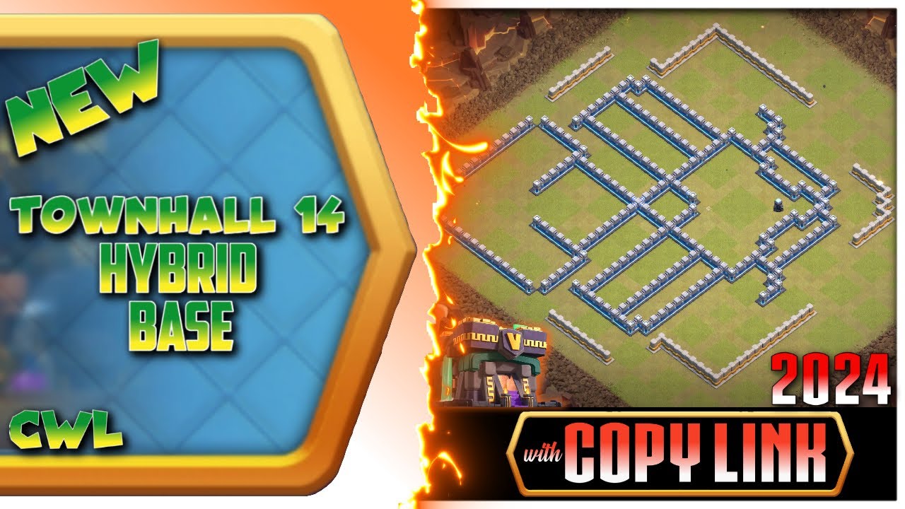 New Th14 !!! Townhall 14 Hybrid Base 2024 | CWL TH14 Base | Clash of Clans