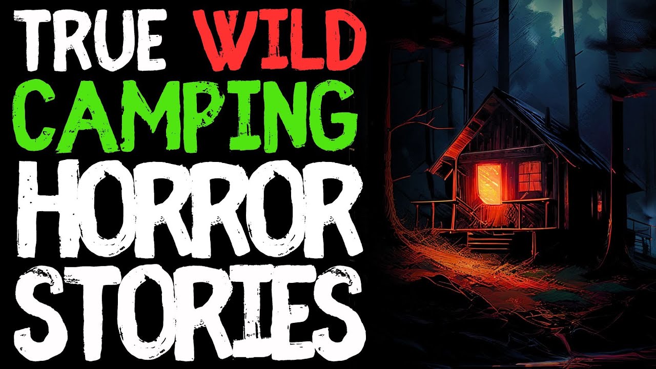 True Camping Scary Horror Stories for Sleep | Black Screen With Rain Sounds