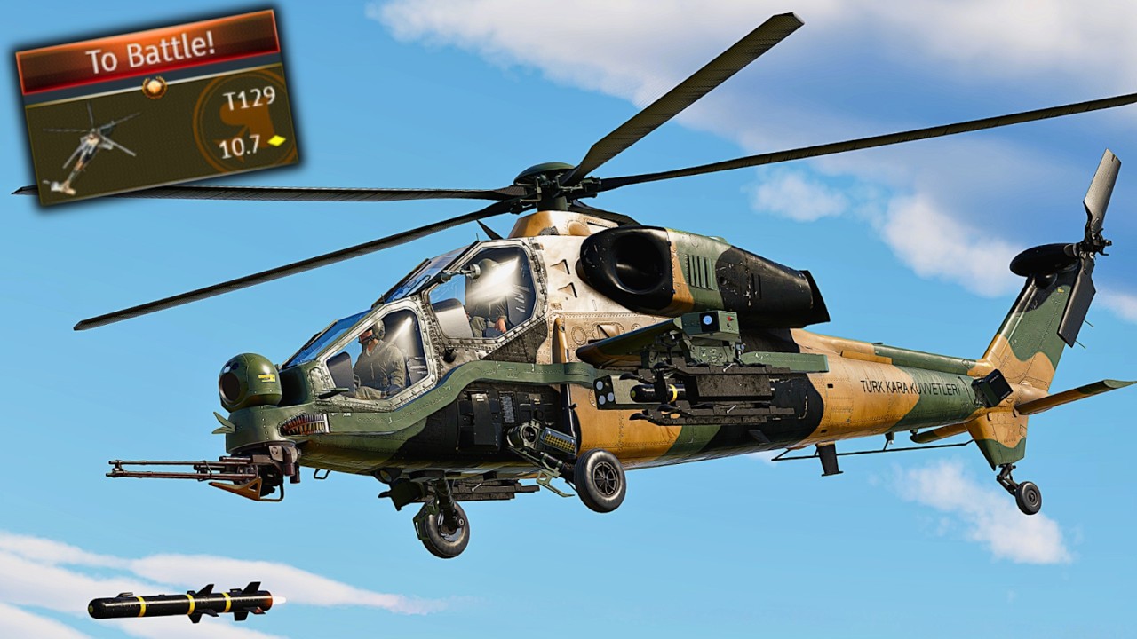 Precision Strike: T129 ATAK CAS with CIRIT & L-UMTAS Missiles | War Thunder Ground RB