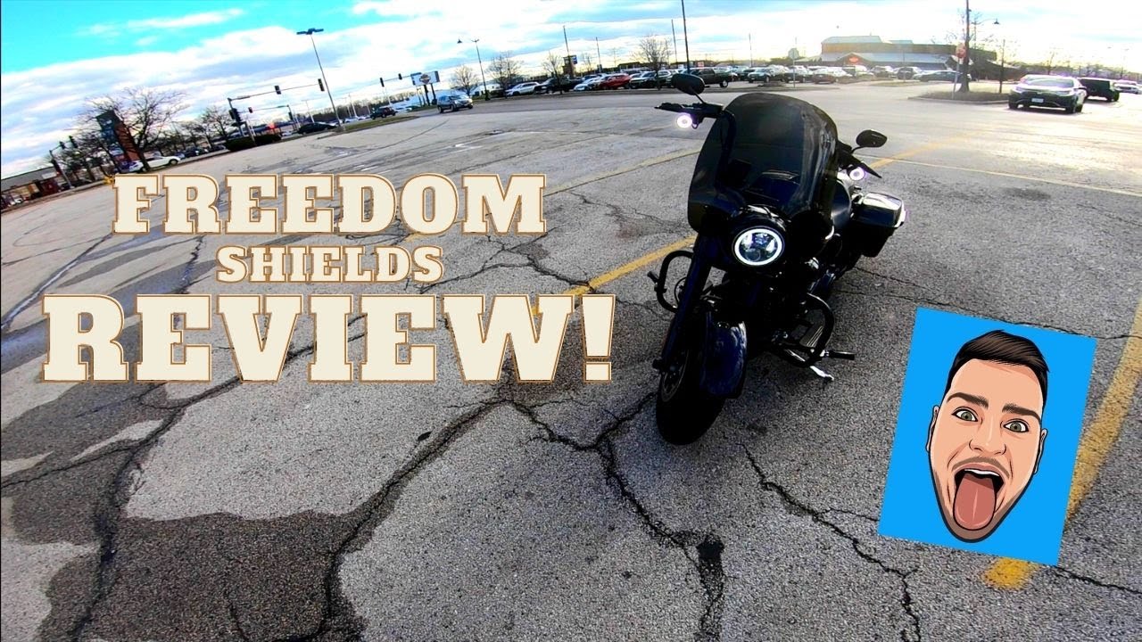 Best Windshield For Your Harley?! Freedom Shields Review/Walkaround!