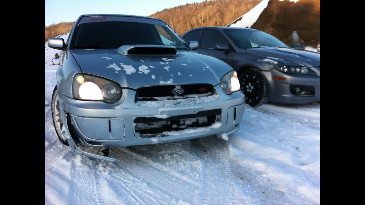 sti vs mazdaspeed6 in snow