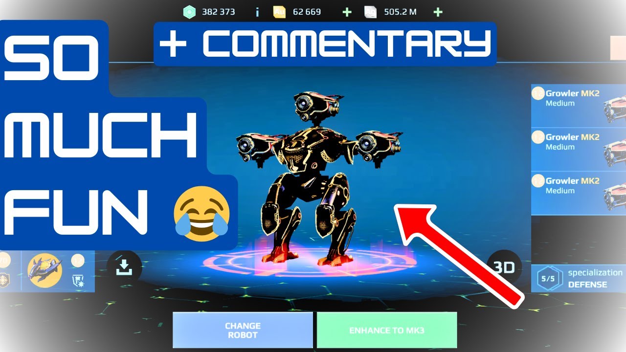This robot is so much fun to play - War Robots