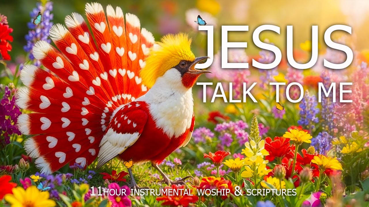 TALK TO ME, JESUS | Calming Scriptures with Soft Gospel Piano With Birds | Christian Instrumental
