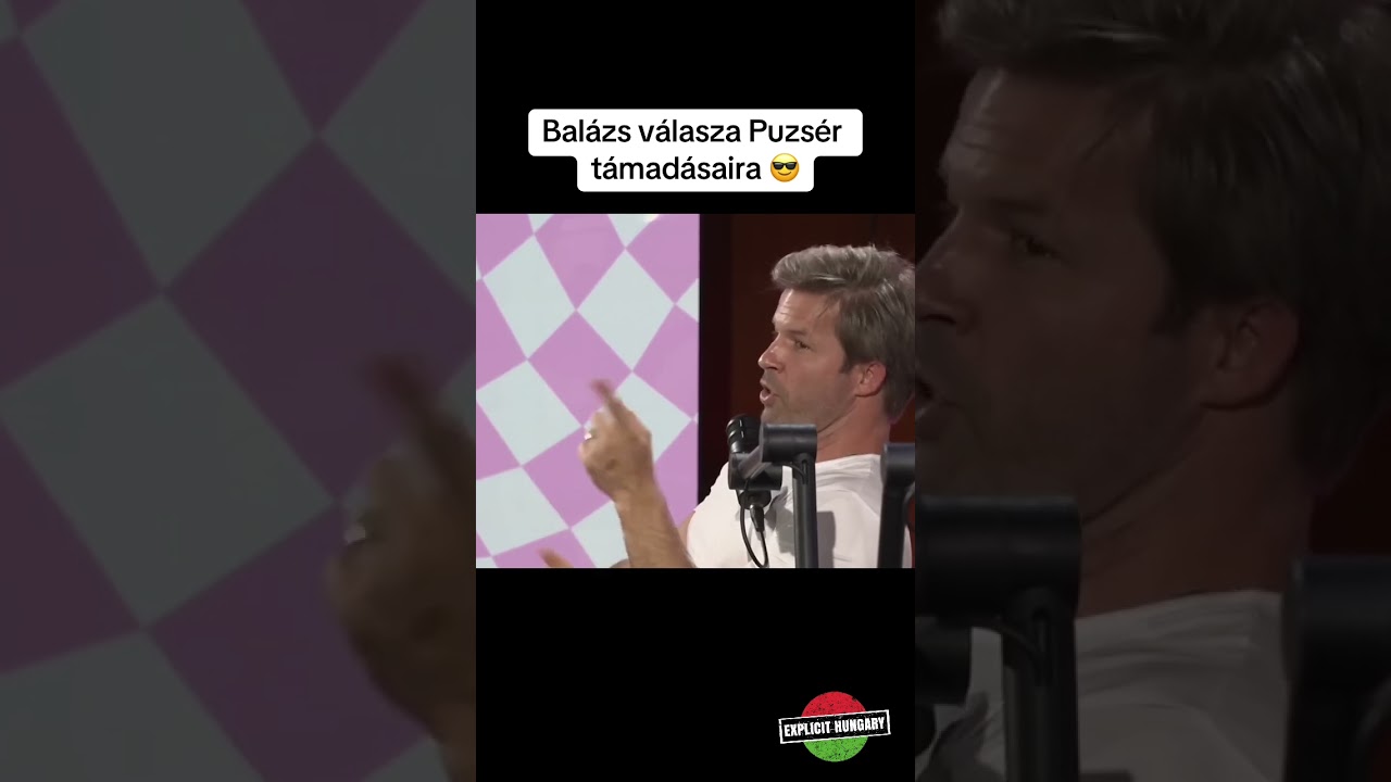 Sebesty&eacute;n Bal&aacute;zs v&aacute;lasza Puzs&eacute;r R&oacute;bertnek a t&aacute;mad&aacute;sokra #bal&aacute;zs #puzs&eacute;r
