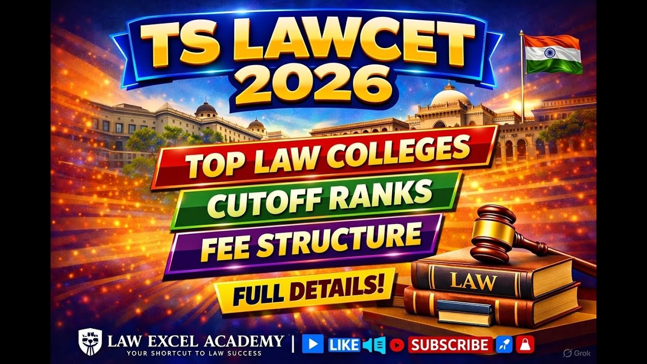 TS LAWCET 2026 Top Law Colleges, Cutoff Ranks & Fee Structure Explained