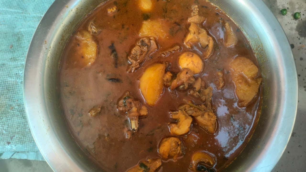 আজকে রেসিপি দেশি মুরগি পাতলা ঝোল  😋😋