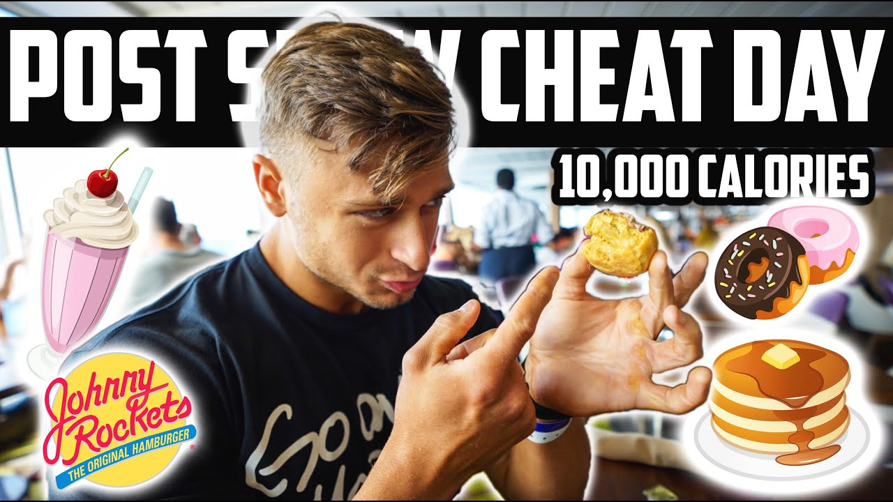 10,000 CALORIE FULL DAY OF CHEATING POST SHOW!!!