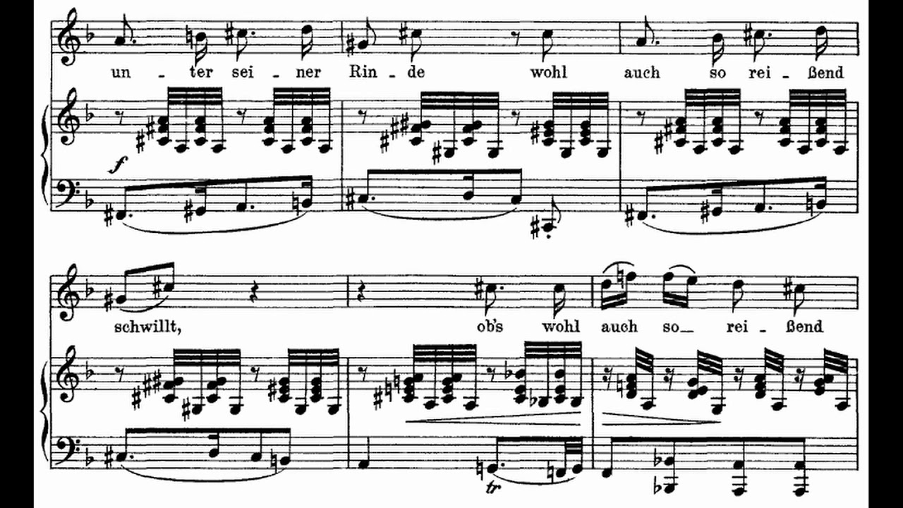 [M] 7. Auf dem Flusse (F. Schubert) Op.89 in d / Piano accompaniment